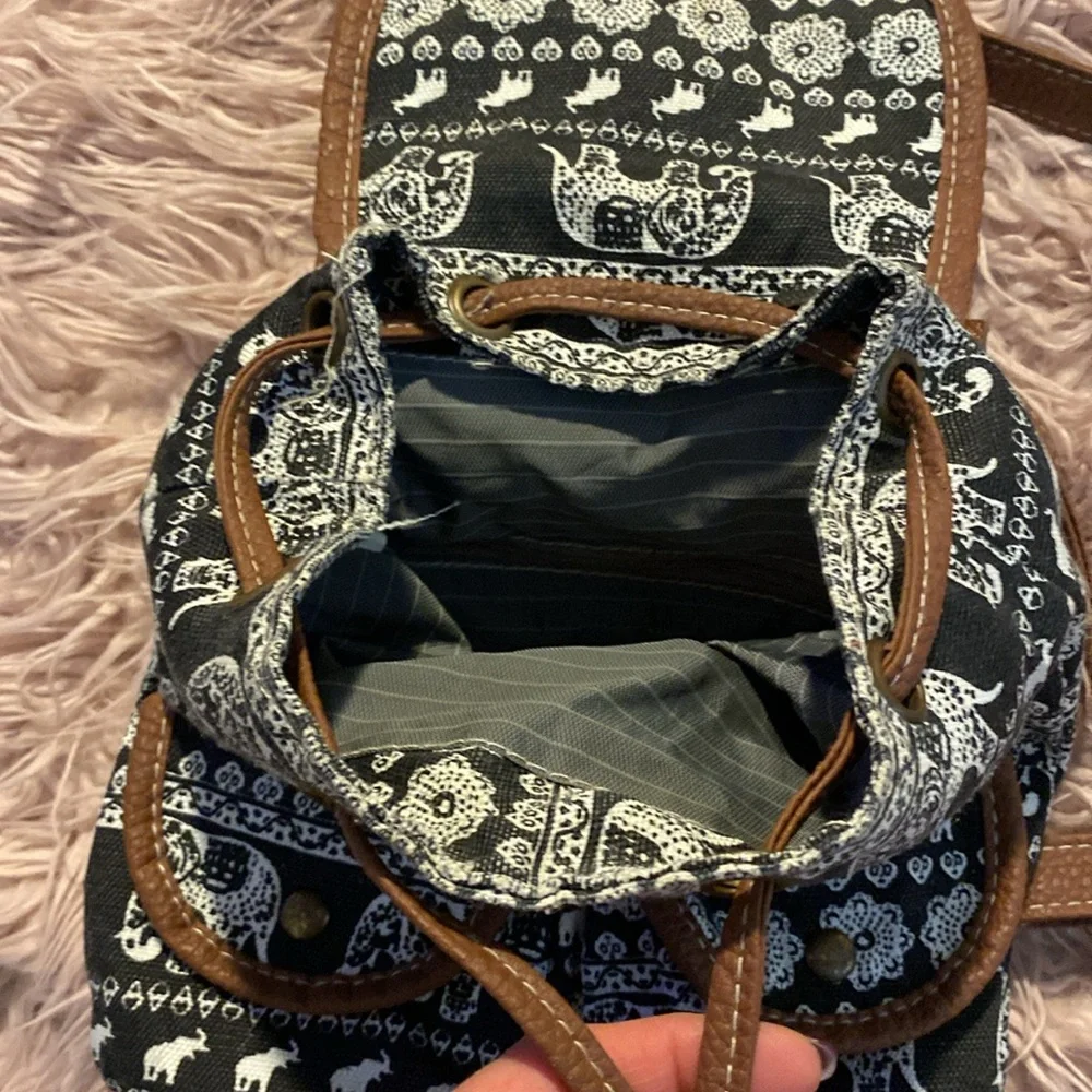 Safari/Zoo Animal Motif Backpack Satchel